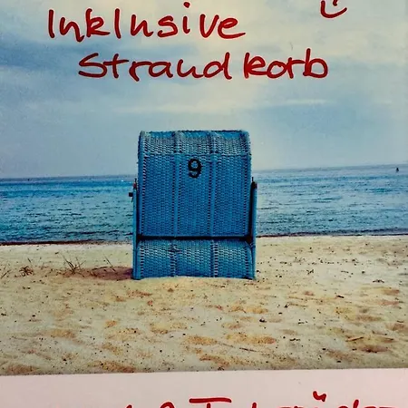 Strandblick Mit Strandkorb & Fahrraedern Gluecksburg Exterior photo